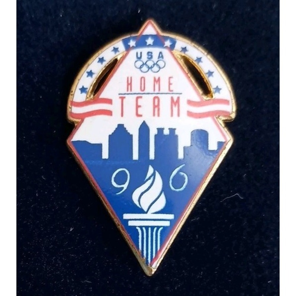 Vintage 1996 USA Olympic Home Team Centennial Pin Set w/ COA Atlanta Athens - Picture 5 of 6